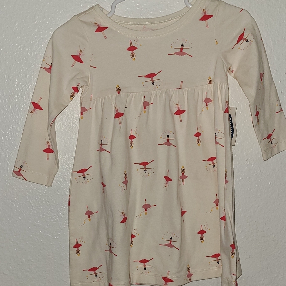 Old navy girls ballerina print dress